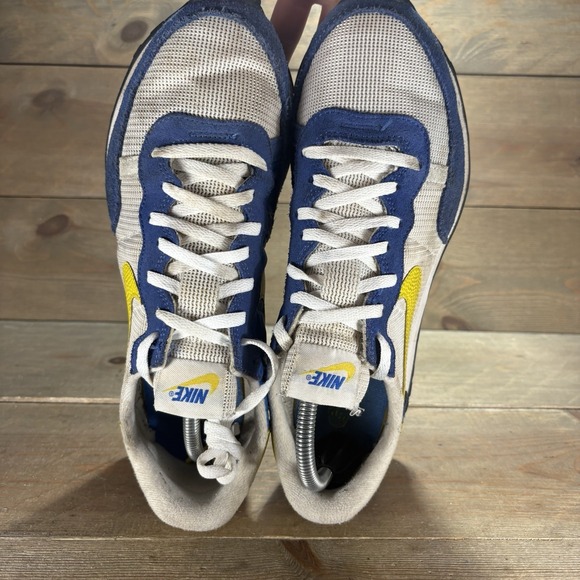 nike challenger OG mens size 9 shoes blue peace love basketball sneakers - Picture 6 of 9